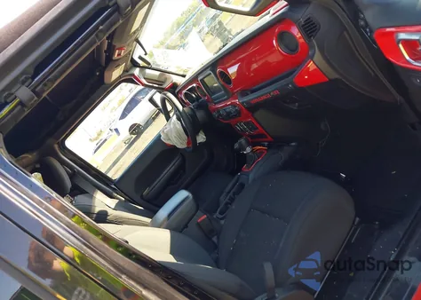 2021 Jeep Wrangler Unlimited Sport S 4X4 z USA, uszkodzony, nr VIN 1C4HJXDG8MW736462